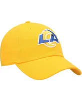 Women's Gold-Tone Los Angeles Rams Miata Clean Up Secondary Logo Adjustable Hat - Gold