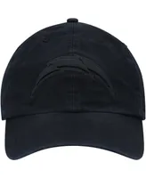 Men's Black Los Angeles Chargers Team Tonal Clean Up Adjustable Hat