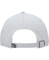 Men's Gray Los Angeles Rams Clean Up Adjustable Hat