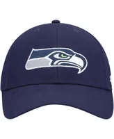 Boys Navy Seattle Seahawks Basic Mvp Adjustable Hat