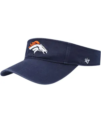 Men's Navy Denver Broncos Clean Up Visor