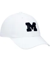 Women's White Michigan Wolverines Miata Clean Up Logo Adjustable Hat