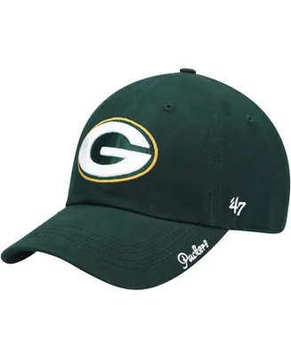 Women's Green Green Bay Packers Miata Clean Up Primary Adjustable Hat