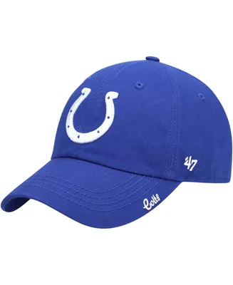 Women's Royal Indianapolis Colts Miata Clean Up Primary Adjustable Hat