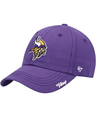 Women's Purple Minnesota Vikings Miata Clean Up Primary Adjustable Hat