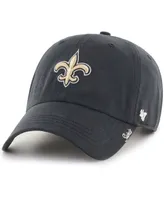 Women's Black New Orleans Saints Miata Clean Up Adjustable Hat