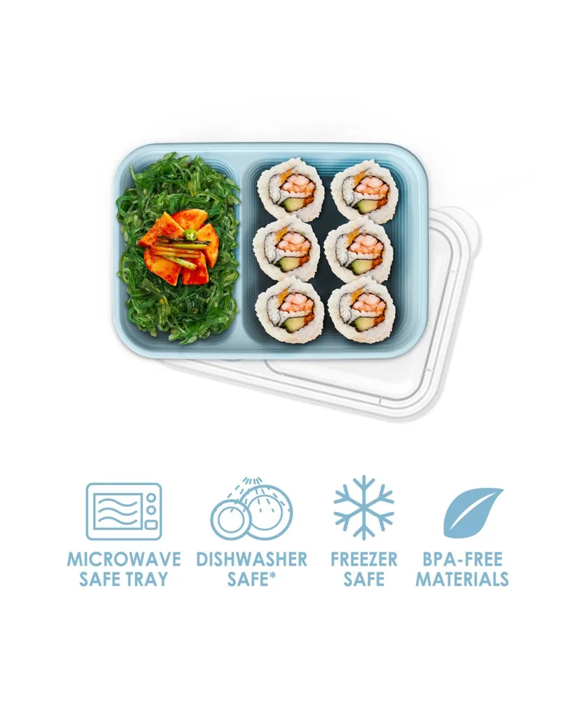 Bentgo Prep 2-Compartment Snack Container Set, 20 Pieces