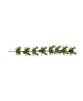 Kurt Adler 4' Needle Pine Rope Garland with Pinecones