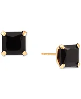 Onyx Stud Earrings in 14k Gold