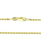 Giani Bernini Rope Link Bracelet in 18k Gold-Plated Sterling Silver, Created for Macy's