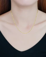 Giani Bernini Small Beaded Singapore 18" Chain Necklace in 18k Gold-Plated Sterling Silver, Created for Macy's