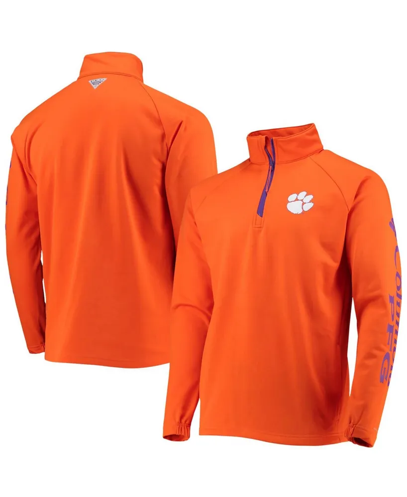 Men's Columbia Royal/Orange Florida Gators Super Terminal Tackle Omni-Shade Raglan Long Sleeve Hoodie T-Shirt Size: Large