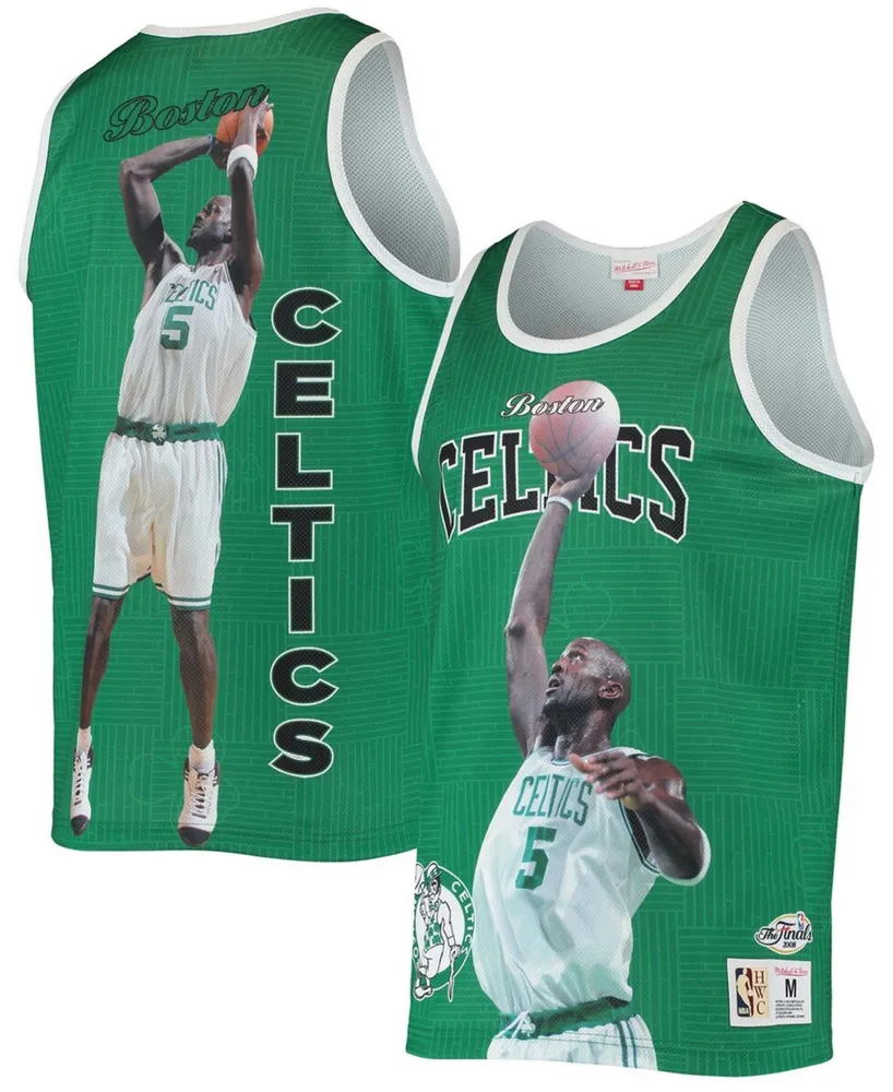 Men's Kevin Garnett Kelly Green Boston Celtics Hardwood Classics Player Tank Top