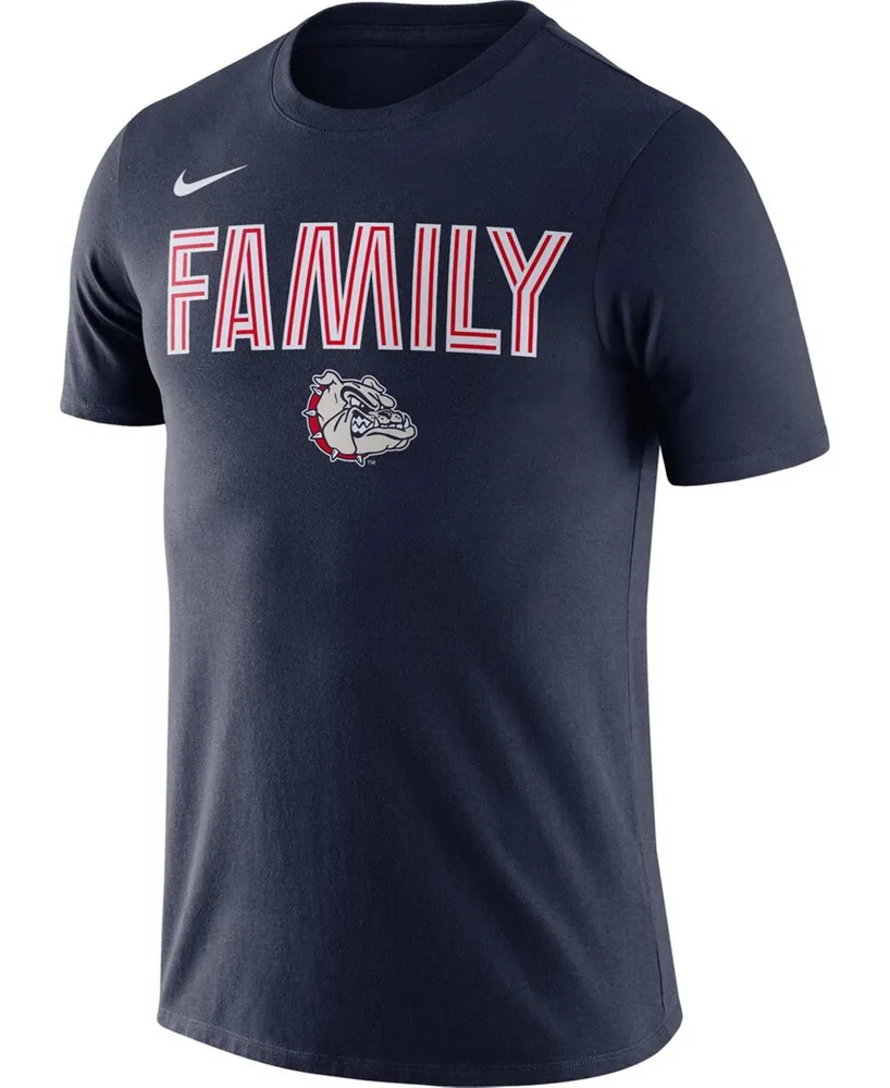 Men's Navy Gonzaga Bulldogs Family T-shirt