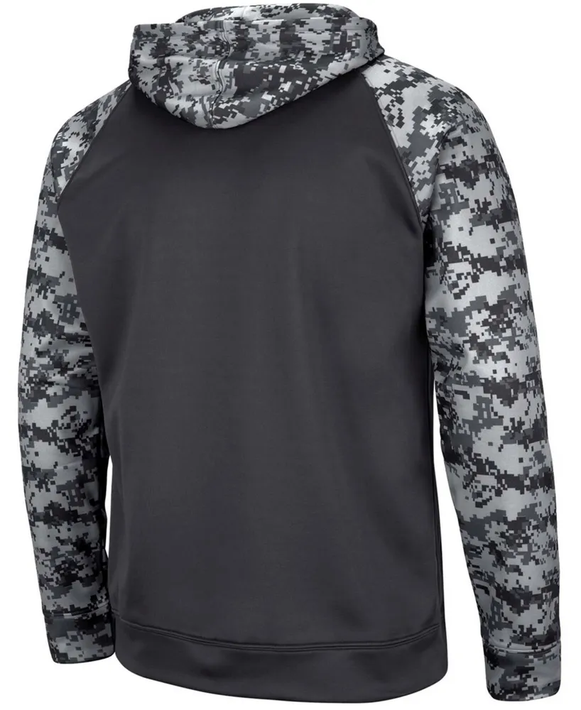 Men's Charcoal Usc Trojans Oht Military-Inspired Appreciation Digital Camo Pullover Hoodie