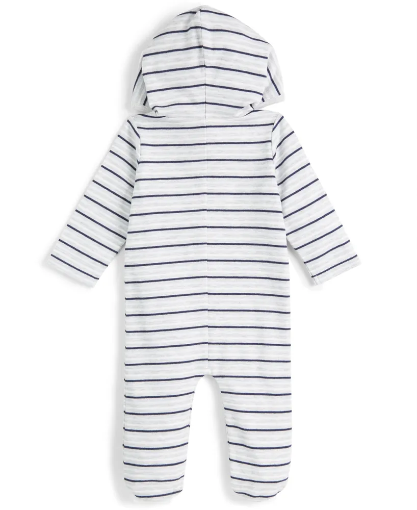 First Impressions Baby Boys Stripe Coverall, Created for Macy's