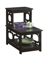 Omega 2 Step Chairside End Table