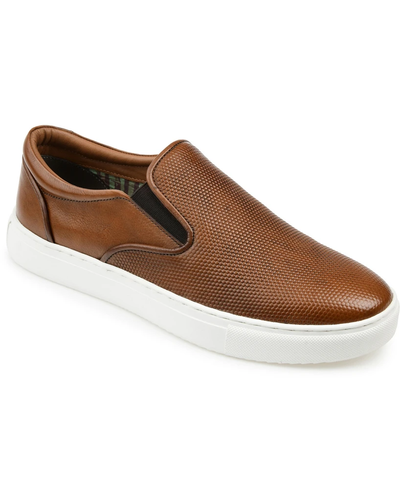 Thomas & Vine Men's Conley Slip-On Leather Sneakers