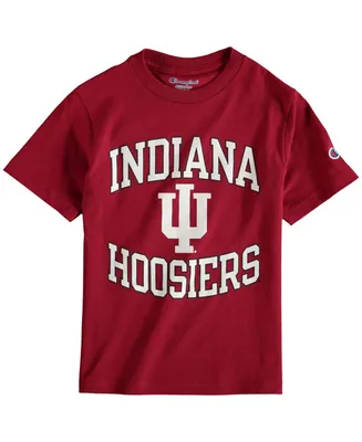 Big Boys and Girls Crimson Indiana Hoosiers Circling Team Jersey T-shirt