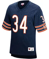 Men's Walter Payton Navy Chicago Bears Retired Player Name and Number Acid Wash Top