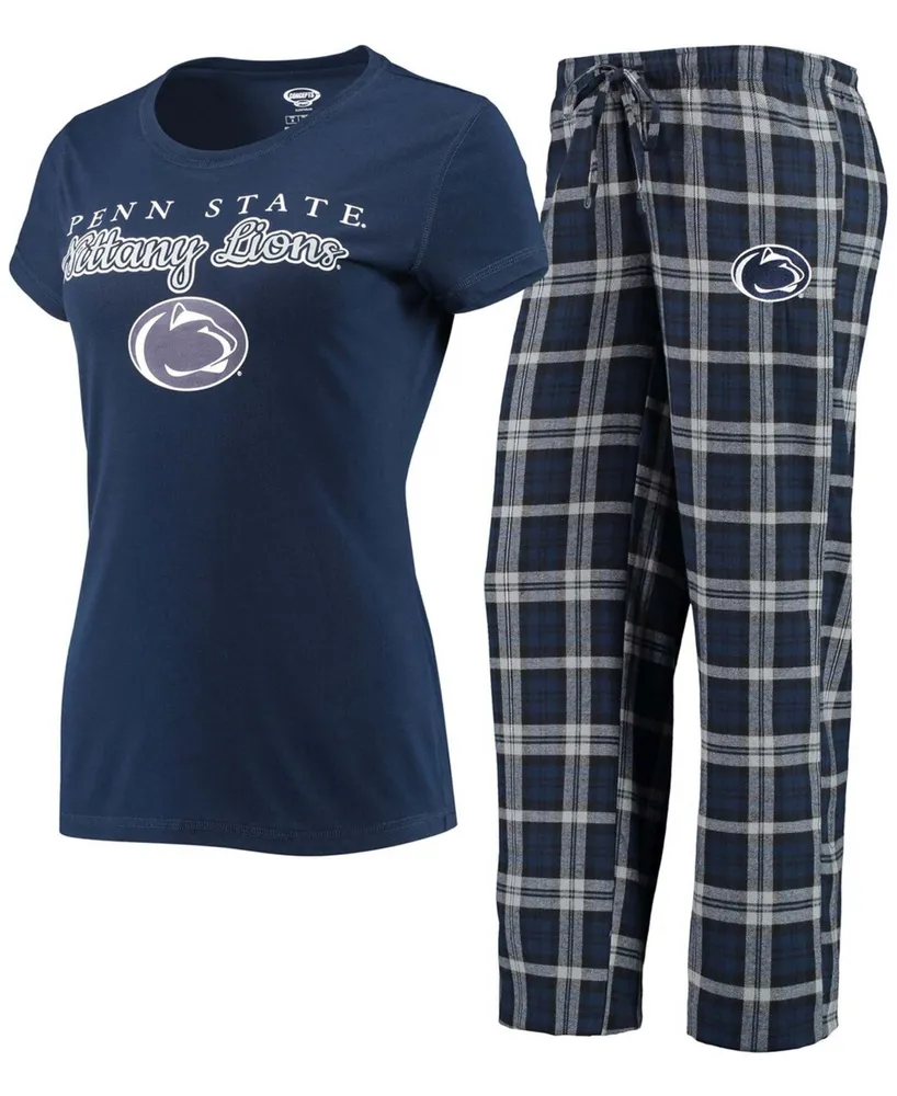 Women's Concepts Sport Navy New York Yankees Plus Size T-Shirt and Flannel  Pants Sleep Set