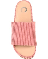 Journee Collection Women's Aveline Corduroy Slide Slippers