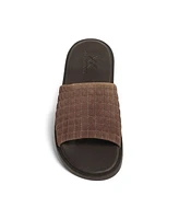 Anthony Veer Men's Miami Suede Comfort Slip On Slides