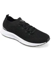 Vance Co. Men's Rowe Casual Knit Walking Sneakers