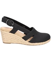 Easy Street Women's Stargaze Espadrille Slingback Wedges