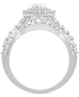 Diamond Marquise Bridal Set (2 ct. t.w.) in 14k White Gold