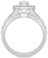 Diamond Bridal Set (2 ct. t.w.) in 14k White Gold