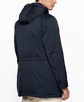 Boss by Hugo Boss Men's Hooded Down Water-Repellent Jacket
