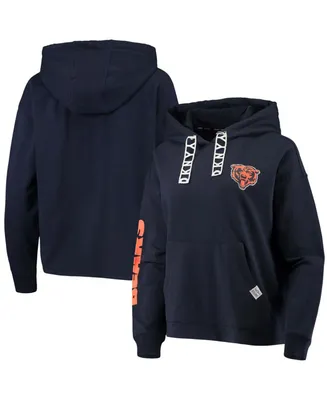 Women's Navy Chicago Bears Staci Pullover Hoodie