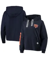 Women's Navy Chicago Bears Staci Pullover Hoodie