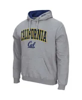 Men's Heathered Gray Cal Bears Arch Logo 3.0 Pullover Hoodie