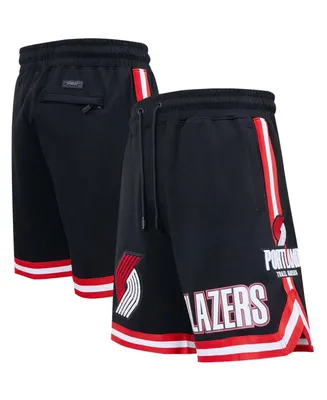 Men's Black Portland Trail Blazers Chenille Shorts