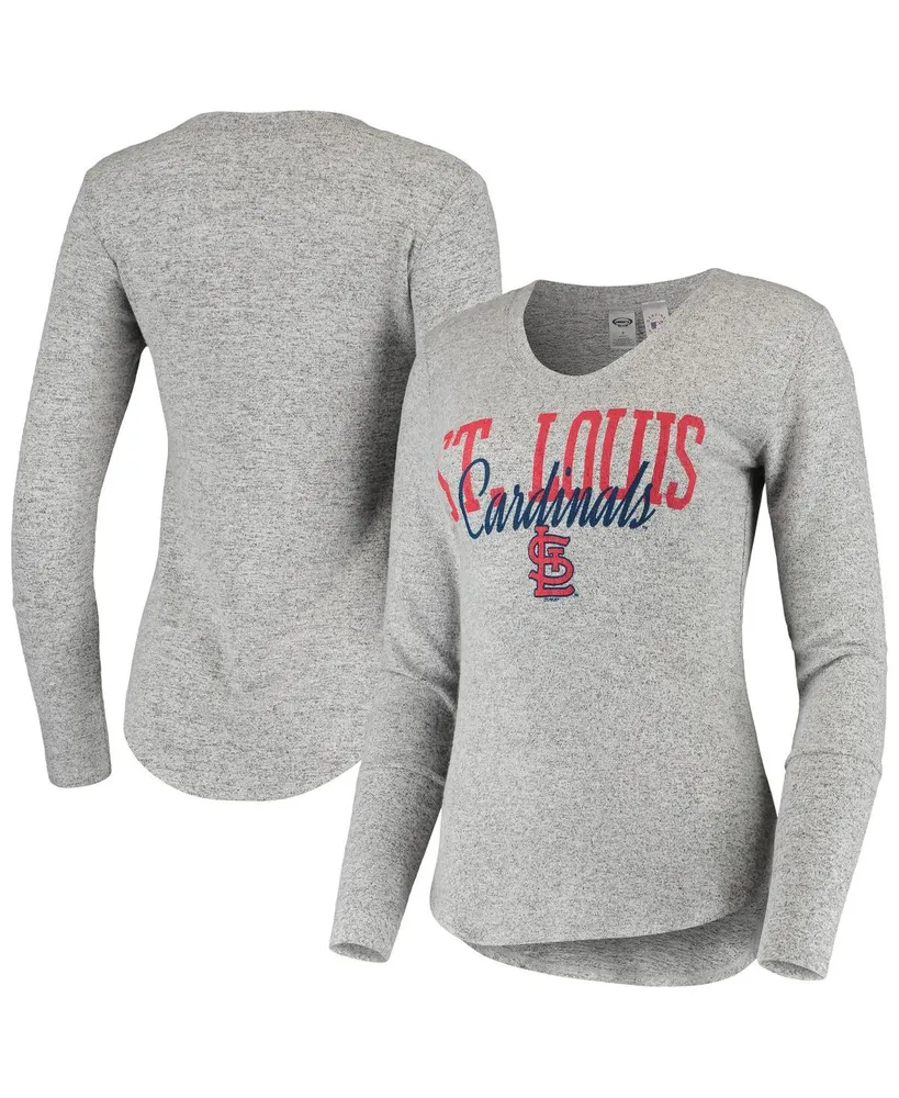 Women's Touch Red St. Louis Cardinals Formation Long Sleeve T-Shirt