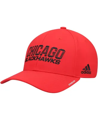 Men's Red Chicago Blackhawks 2021 Locker Room Aeroready Flex Hat