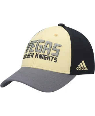 Men's Black Vegas Golden Knights Locker Room Adjustable Hat