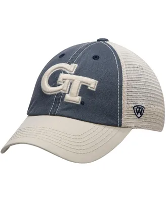 Men's Gray and Gold-Tone Ga Tech Yellow Jackets Offroad Trucker Adjustable Hat - Gray, Gold