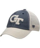 Men's Gray and Gold-Tone Ga Tech Yellow Jackets Offroad Trucker Adjustable Hat