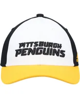 Men's White Pittsburgh Penguins Locker Room Adjustable Hat