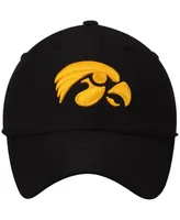 Men's Black Iowa Hawkeyes Primary Logo Staple Adjustable Hat