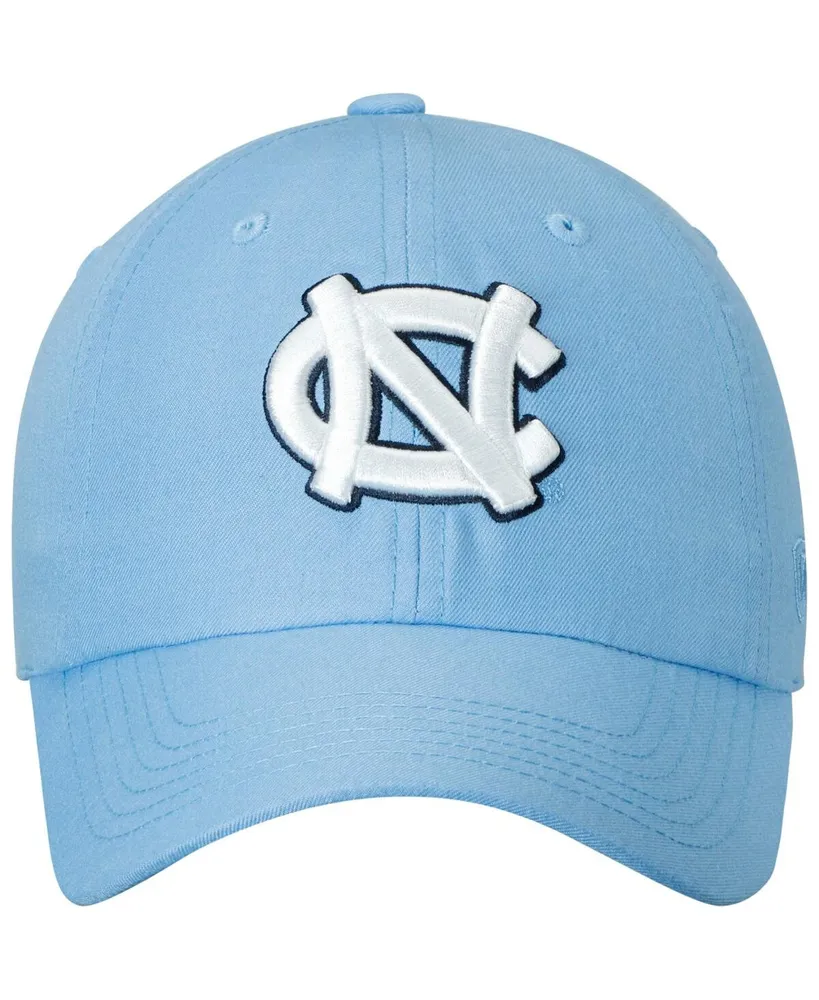 Men's Carolina Light Blue North Carolina Tar Heels Primary Logo Staple Adjustable Hat