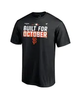 Men's Black San Francisco Giants 2021 Postseason Locker Room Big and Tall T-shirt