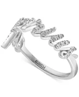 Effy Diamond Zodiac Aquarius Ring (1/6 ct. t.w.) Sterling Silver