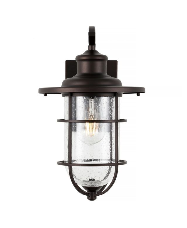 Westfield 1-Light Rustic Industrial Cage Led Outdoor Lantern