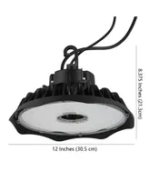 200-Watt Integrated Led Motion Sensor High Bay Indoor and Outdoor Ufo Light with 26000 Lumens 5000K