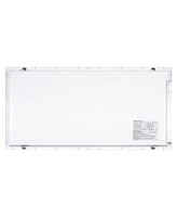 50-Watt Dimmable Integrated Led Flat Panel Flush Mount Light with 5500 Lumens 5000K, Set of 2
