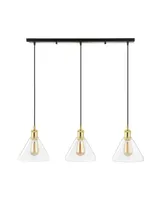 Kiawah Island 3-Light Contemporary Modern Led Pendant